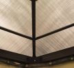 10' X 12' Hardtop Gazebo Canopy Outdoor Pavilion with Polycarbonate Roof Aluminum Frame Netting for Patio Garden Backyard Deck Lawn Black Beige