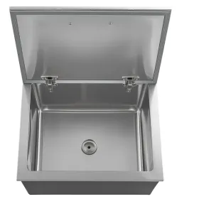 Drop in Ice Chest, 28"L x 20"W x 17"H Stainless Steel Drop in Cooler, 113.7 Quart Commercial Ice Bin with Flip Lid for Outdoor Kitchen Patio Bar
