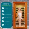 Home dry infrared sauna red light 1person