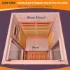 Home dry infrared sauna red light 1person