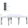 Outdoor 10x20 Event Tent , Pop-Up Canopy with Sidewalls, Instant Sun Shelter, 6 Mesh Walls for Party, Events, Backyard, wedding