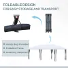 Outdoor 10x20 Event Tent , Pop-Up Canopy with Sidewalls, Instant Sun Shelter, 6 Mesh Walls for Party, Events, Backyard, wedding