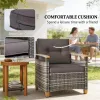 Outdoor Tavern Set, Terrace Furniture, Garden Set, Grey