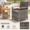 Outdoor Tavern Set, Terrace Furniture, Garden Set, Grey