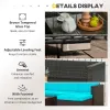 Patio Furniture w/ Soft Cushions, Corner Sofa Sets, Turquoise