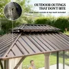 Pavilions, canopies, sunshades, brown