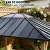 Pavilions, sunshades, suitable for gardens, beaches, light walnut wood