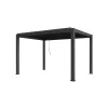 Manual Louvered Pergola, Grey