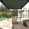Manual Louvered Pergola, Grey