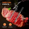 PSJX369 BBQ Meat Thermometer-SUS304 Stainless Steel with Bluetooth 5.2 Connectivity (700ft range), 24-hour battery life
