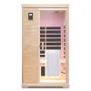 Two-person Far-infrared Hemlock indoor sauna room