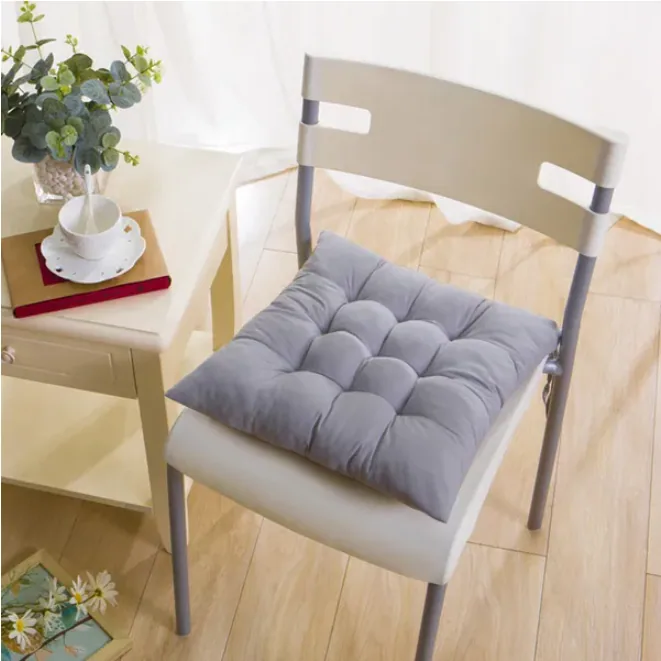 4Pcs Chair Cushion Pads Pillow Soft Tie On Square Sitting — photo 5 of 5