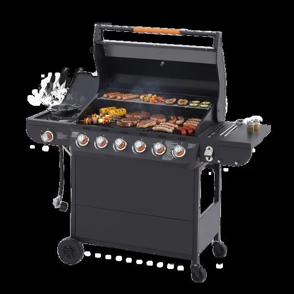 6 Burner BBQ Propane Gas Grill with Side Burner 72000 BTU — photo 13 of 24