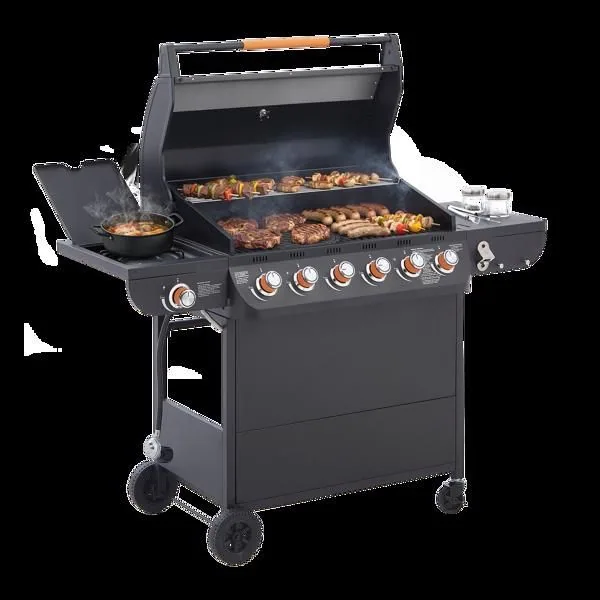 6 Burner BBQ Propane Gas Grill with Side Burner 72000 BTU — photo 7 of 24
