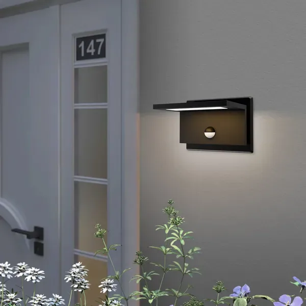 Inowel Outdoor Motion Sensor Porch Light Outdoor Wall Light