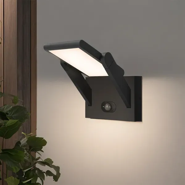 Inowel Solar Wall Lights Outdoor Motion Sensor Wall Sconce
