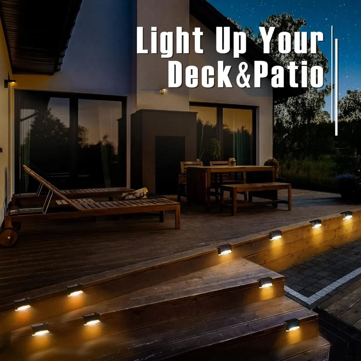 Led Solar Deck Lights 32 Pack Waterproof And Wide Use