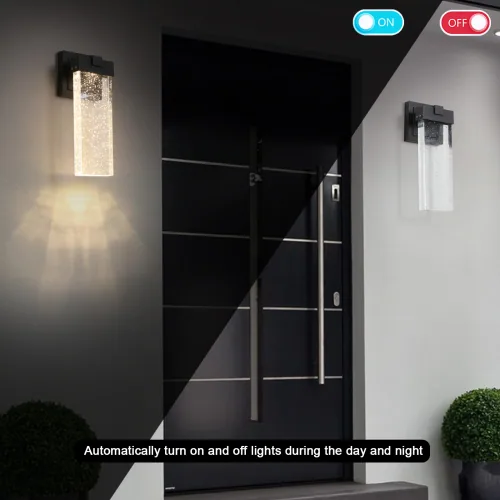 Outdoor Waterproof Transparent LED Crystal Wall Light — photo 10 of 12