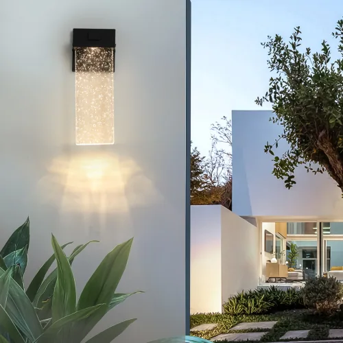 Outdoor Waterproof Transparent LED Crystal Wall Light — photo 8 of 10