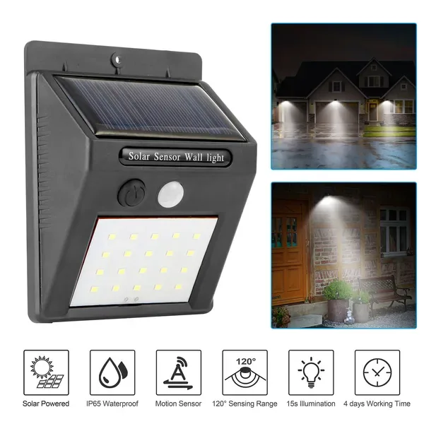 Solar Light 20 LEDs Outdoor PIR Motion Sensor Lights — photo 2 of 5