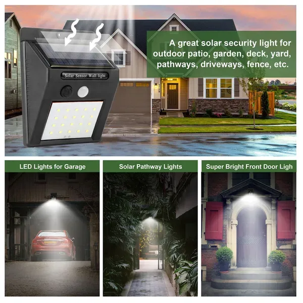 Solar Light 20 LEDs Outdoor PIR Motion Sensor Lights — photo 5 of 5