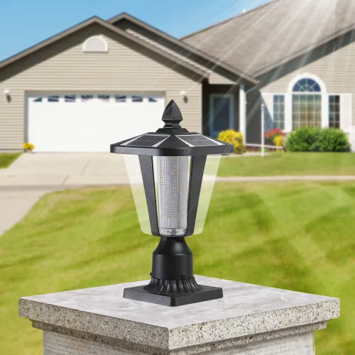 Solar Pillar Headlights With Dimmable LEDs - 2 Packs — photo 9 of 10