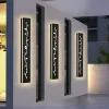 2 Pack 24/32/40/48/60in LED Outdoor Wall Lights Black Outside Garage Lights Porch Light