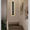 2 Pack 24/32/40/48/60in LED Outdoor Wall Lights Black Outside Garage Lights Porch Light