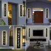2 Pack 24/32/40/48/60in LED Outdoor Wall Lights Black Outside Garage Lights Porch Light