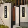 2 Pack 24/32/40/48/60in LED Outdoor Wall Lights Black Outside Garage Lights Porch Light