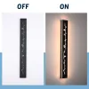 2 Pack 24/32/40/48/60in LED Outdoor Wall Lights Black Outside Garage Lights Porch Light
