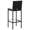 Garden Bar Set Black
