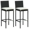 Garden Bar Set Black