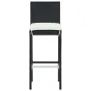 Garden Bar Set Black