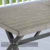 Peakhome Azur Rectangular Outdoor Dining Set With Sunbrella® Cushions