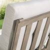 Chamber Patio Aluminum Swivel Club Chair With Sunbrella® Cushions