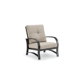 Chamber Patio Aluminum Club Chair With Sunbrella® Cushions (Set: 1 - Piece)