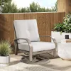 Chamber Patio Aluminum Swivel Club Chair With Sunbrella® Cushions