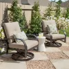 Chamber Patio Aluminum Swivel Club Chair With Sunbrella® Cushions