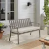Peakhome Azur Outdoor Square Dining Table Set For 8-Person With Sunbrella® Cushions