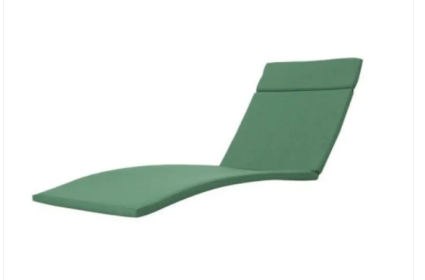 Two Salem Outdoor Lounge Chair Cushions, Lounge Chair Not Included. (Option: Army Green)