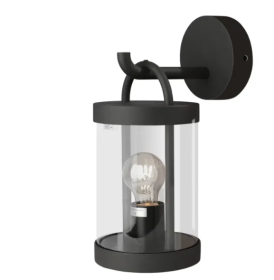 Inowel Lights Wall Light Outdoor Lantern E26 Bulb (Not Include) Wall Mount Hang Lamp Wall Sconce Lighting 32335 (Option: Grey)