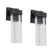 Outdoor Waterproof Transparent LED Crystal Wall Light Supports Many Types Of Bulb-2 Packs