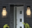 Outdoor Waterproof Transparent LED Crystal Wall Light Supports Many Types Of Bulb-2 Packs With Light Sensitivity