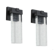 Outdoor Waterproof Transparent LED Crystal Wall Light Supports Many Types Of Bulb-2 Packs With Light Sensitivity
