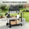 Outdoor bar cart, barbecue table,