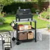 Outdoor bar cart, barbecue table,
