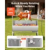 Rotisserie Grill, 38W BBQ Outdoor Pig & Lamb Spit Roaster, Charcoal Spit Roaster with 132 LBS Capacity, Wheels & 4-Level Height